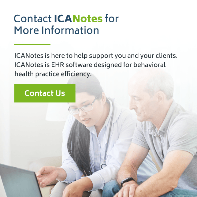 Contact ICANotes to learn more about behavioral health EHR software
