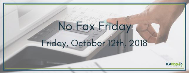 No Fax Friday on October 12th, 2018