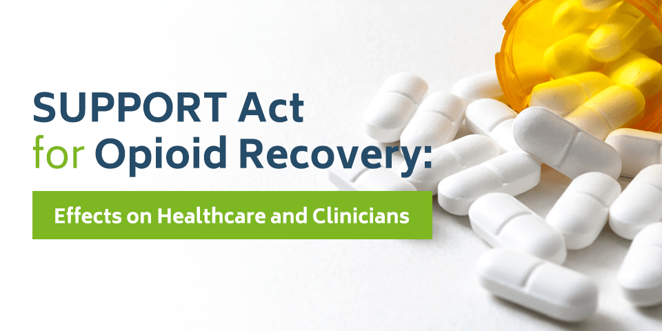 SUPPORT Act for Opioid Recovery - Effects on Healthcare and Clinicians