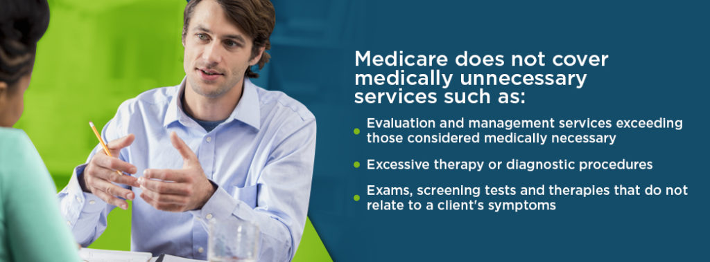Medicare does not cover medically unnecessary services