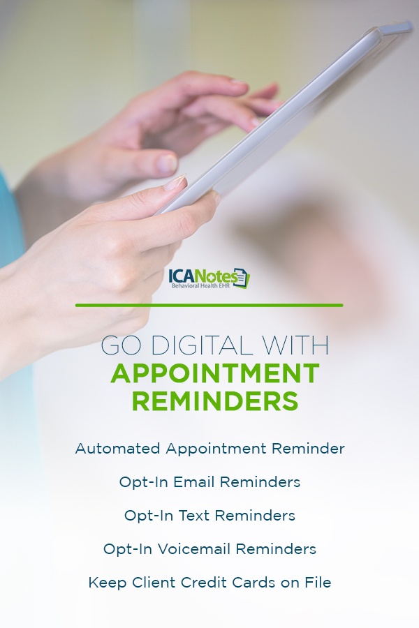 Benefits of Digital Therapy Appointment Reminders