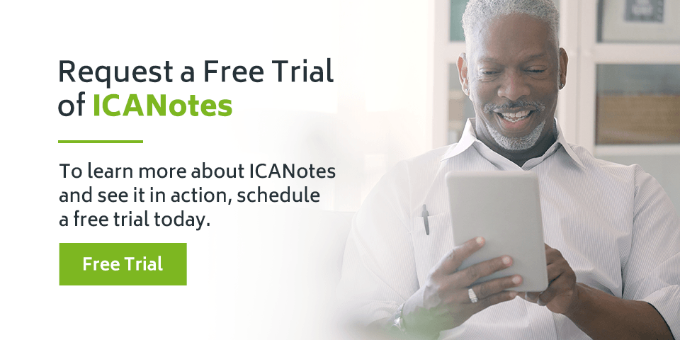 Request a Free Trial of ICANotes