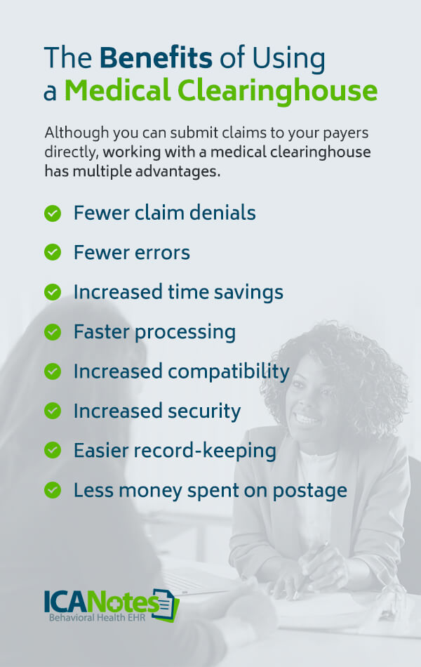 Benefits of using medical clearing house for billing