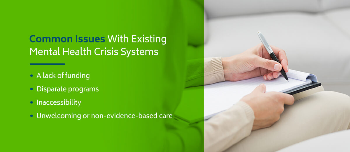 Common Issues with Existing Mental Health Crisis Systems