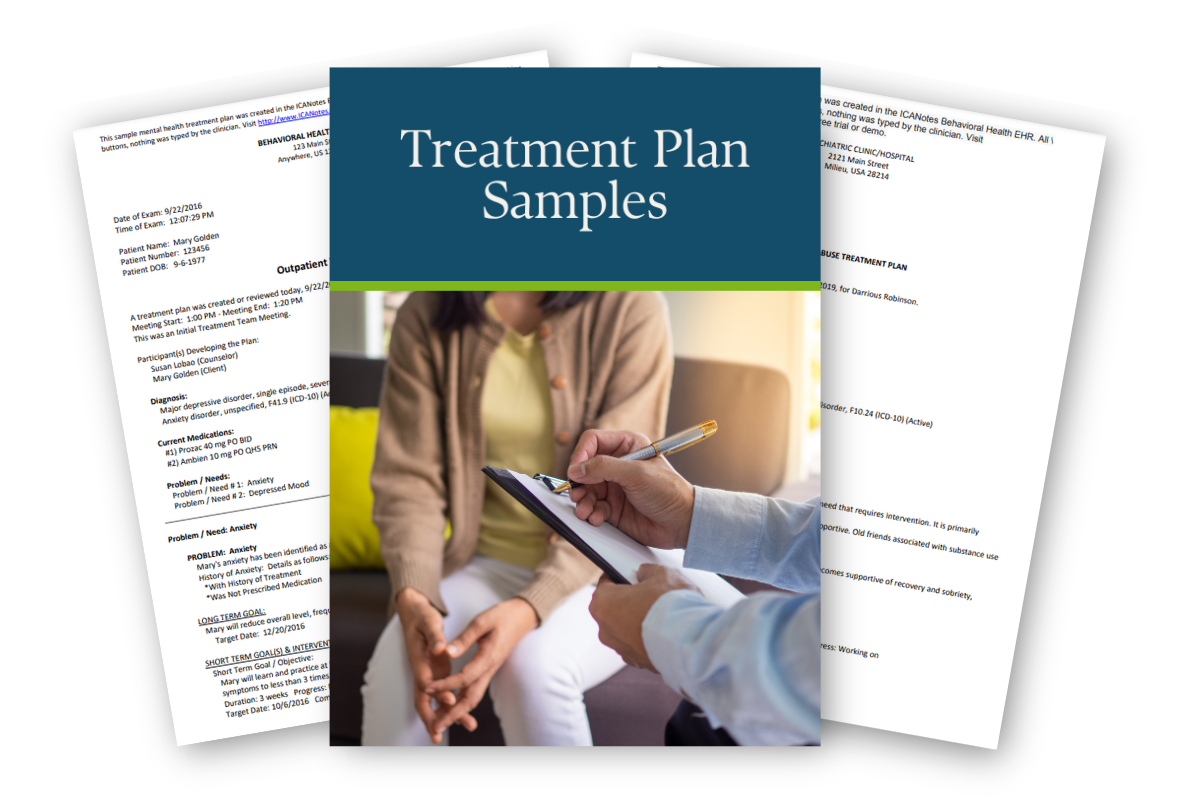 Treatment Plan Samples