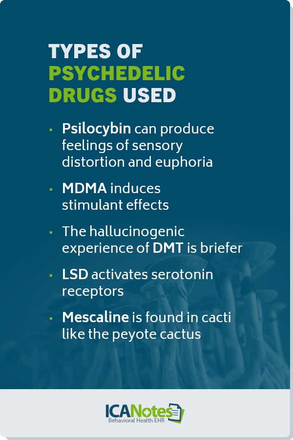 Types of Psychedelic Drugs Used in Behavioral Health Treatment