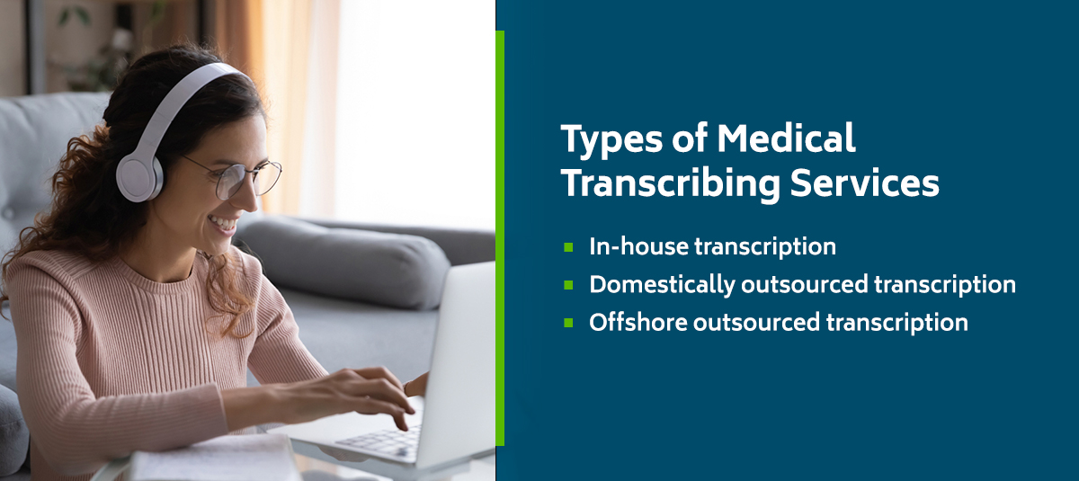 Types of Medical Transcribing Services