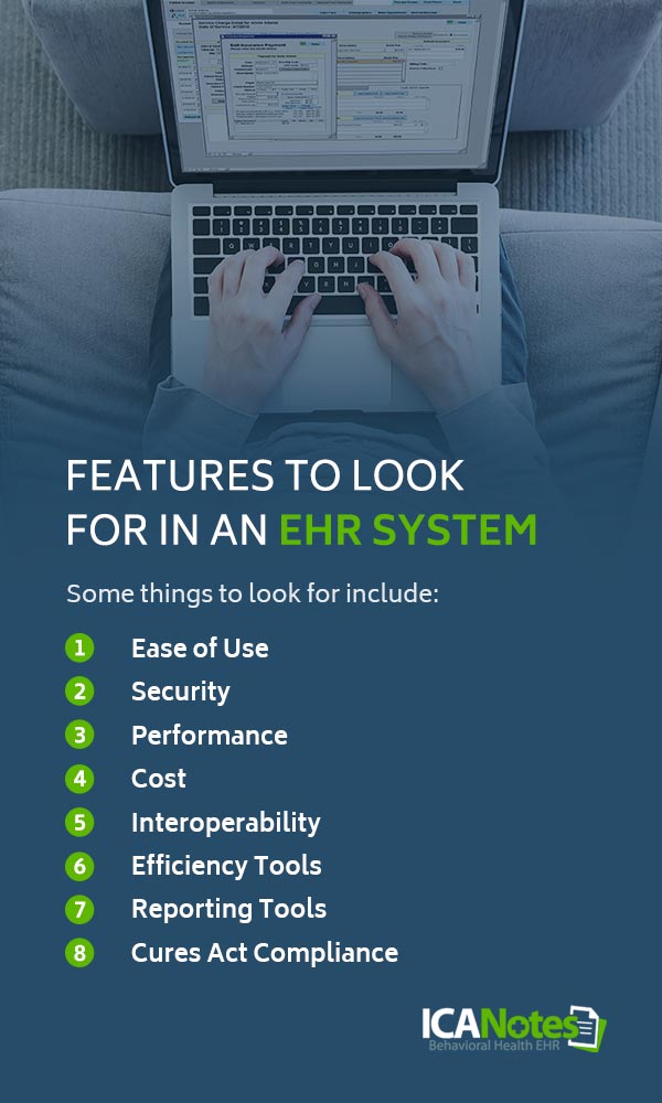 Features to Look for in an EHR System