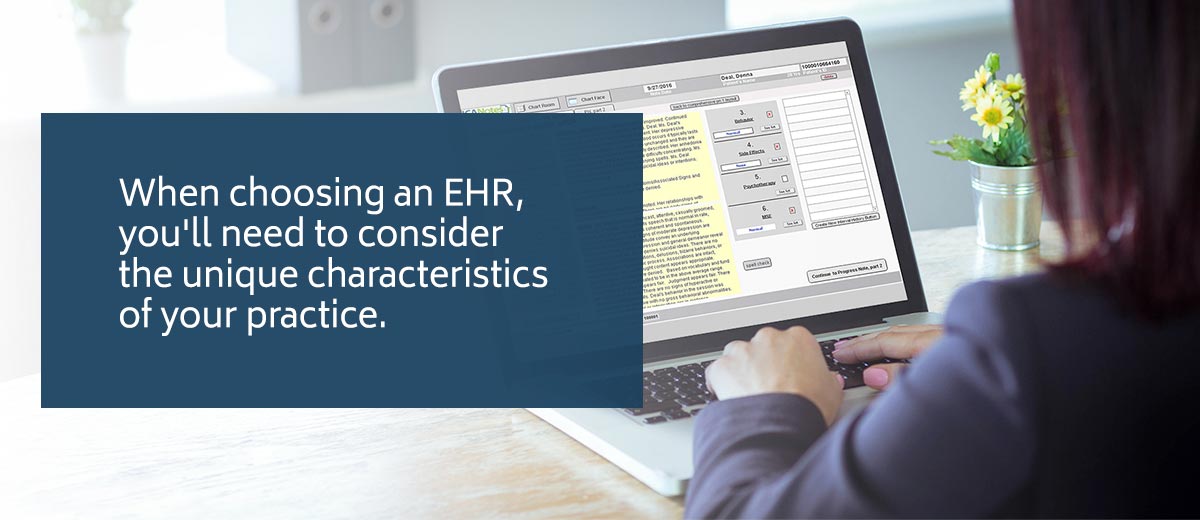 Questions to Ask Yourself when Choosing an EHR