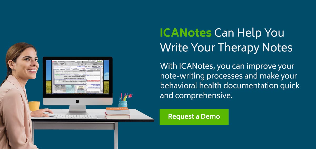 ICANotes Can Help You Write Your Therapy Notes