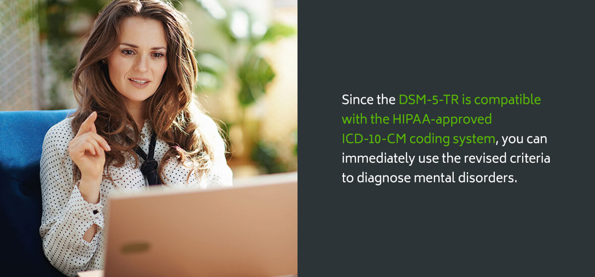 DSM-5-TR and ICD-10-CM codes