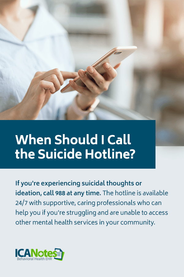 When Should I Call the Suicide Hotline?
