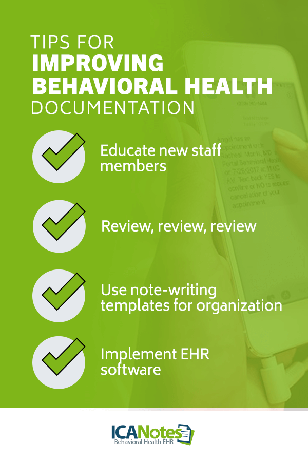 Tips for Improving Behavioral Health Documentation