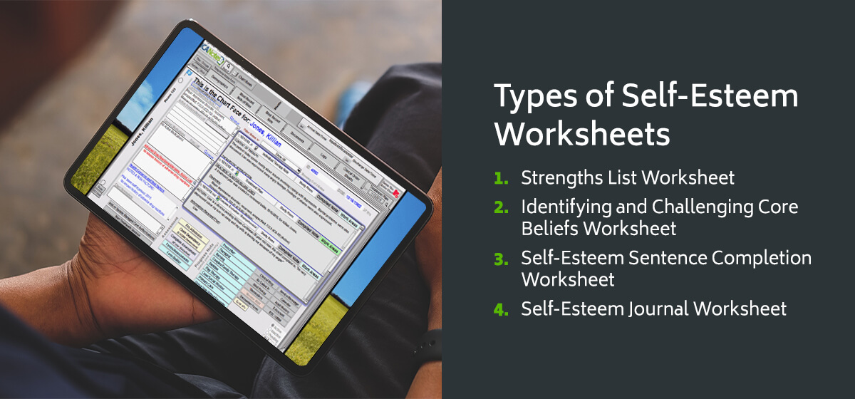 Types of Self-Esteem Worksheets
