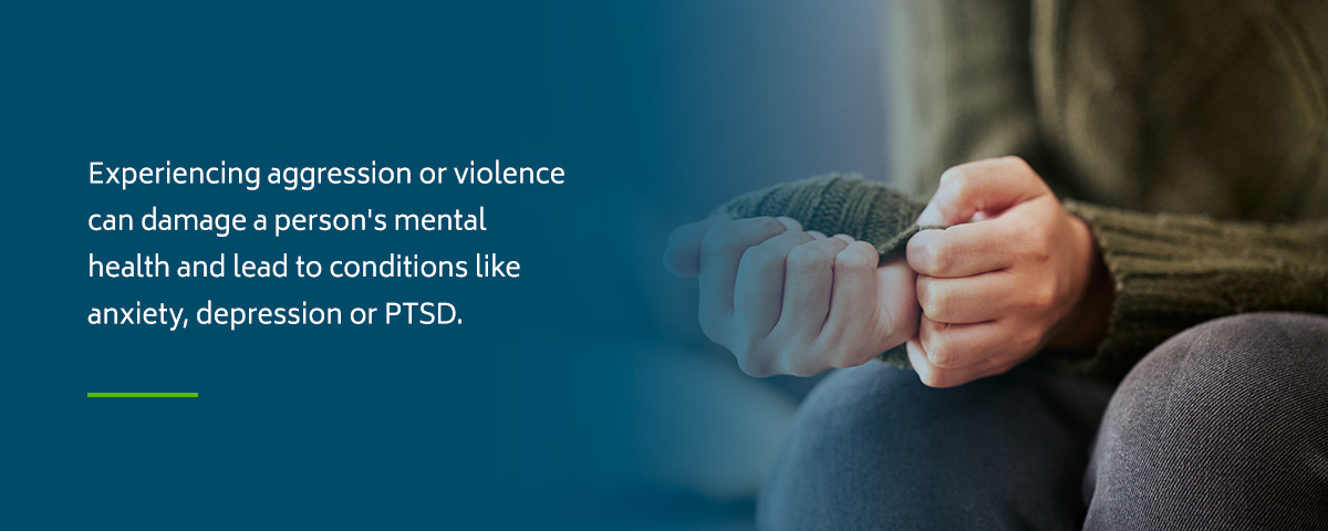 How Aggression and Violence Impact Mental Health