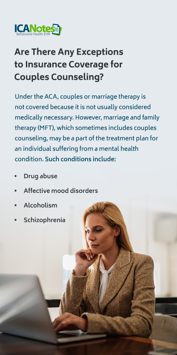 Are There Any Exceptions to Insurance Coverage for Couples Counseling?