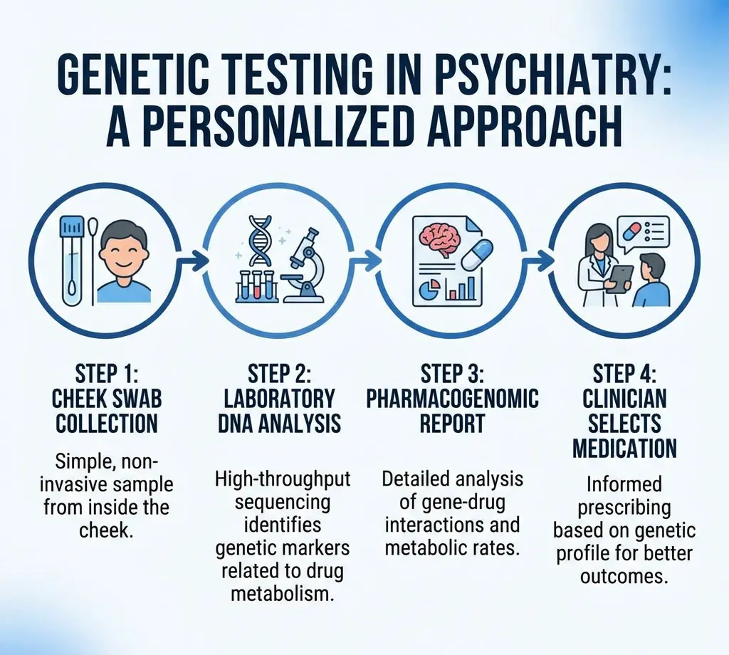 genetic testing process for psychiatric medications