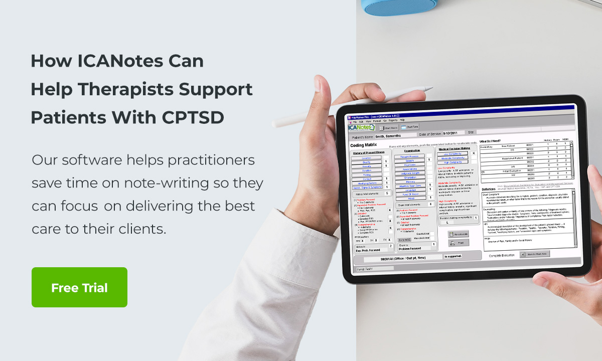 How ICANotes Can Help Therapists Support Patients With CPTSD