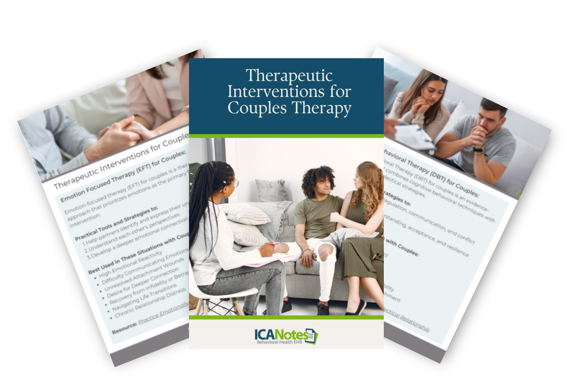 Therapeutic Interventions for Couples Therapy