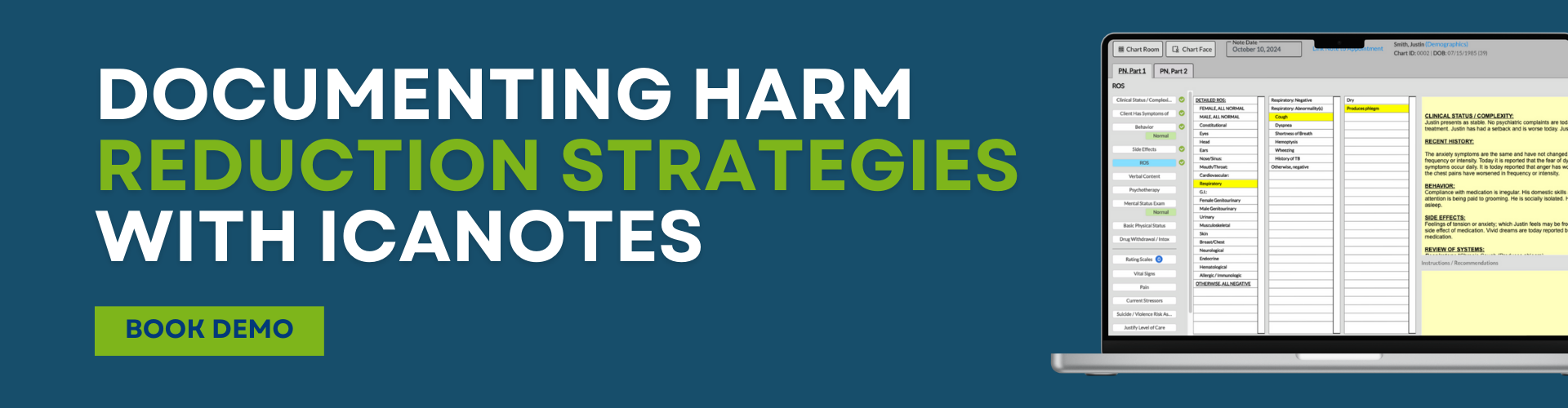 Documenting Harm Reduction Strategies with ICANotes