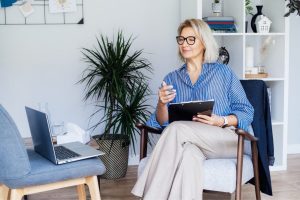 Professional Psychotherapy Online Middle Aged Female