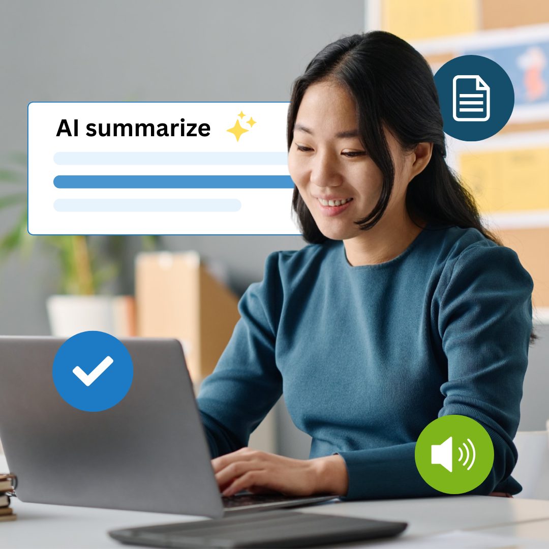 AI summarize (1080 x 1080 px)