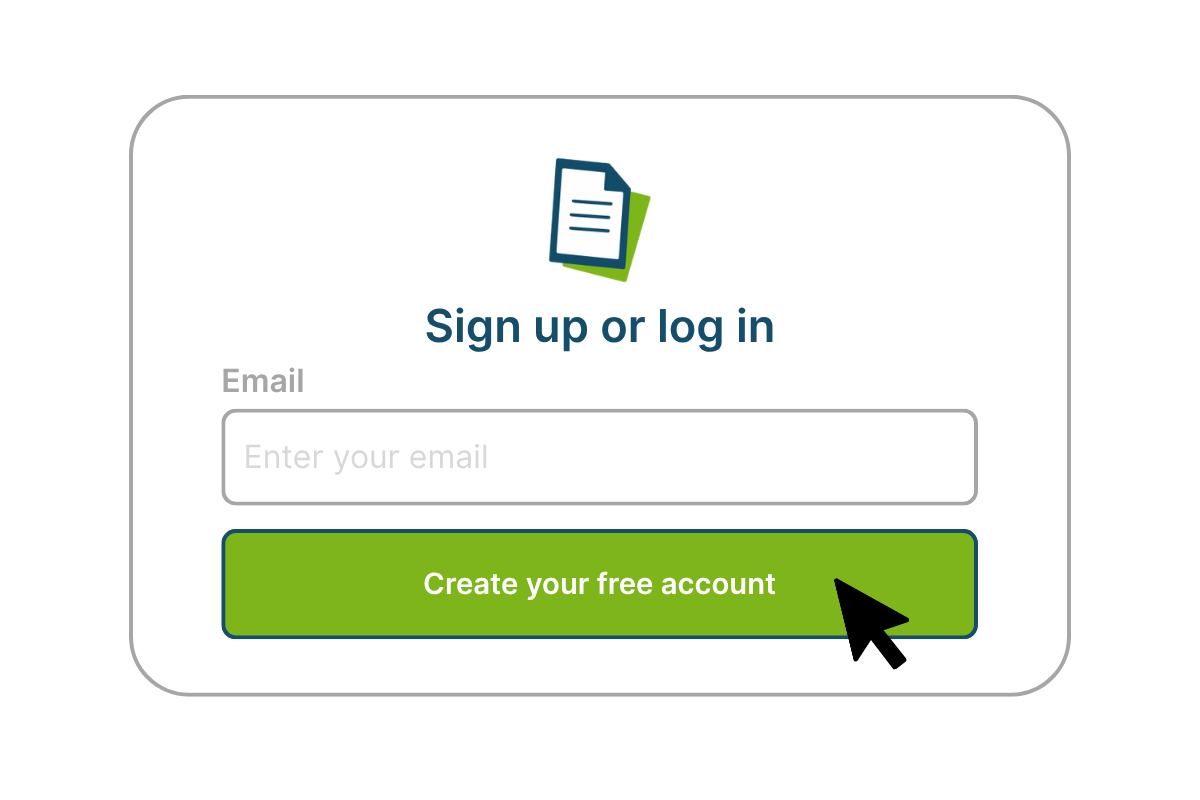Sign Up or Log in (1)