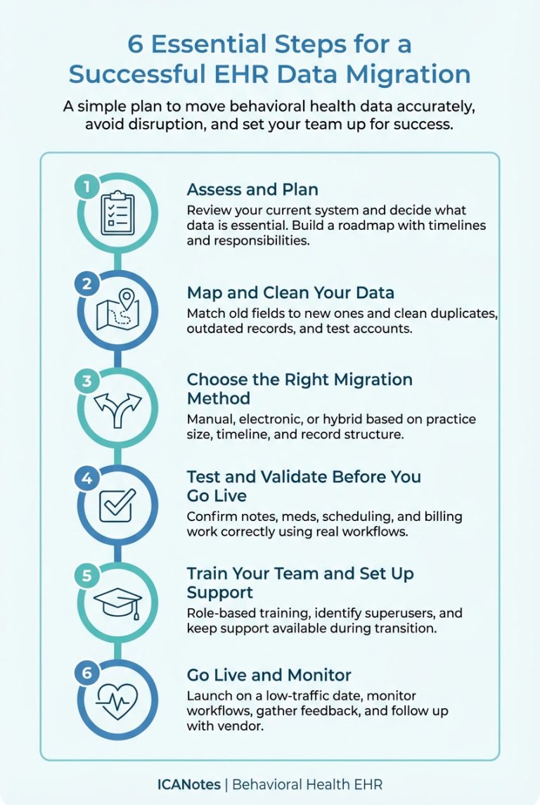 Step-by-Step EHR Data Migration Guide | ICANotes
