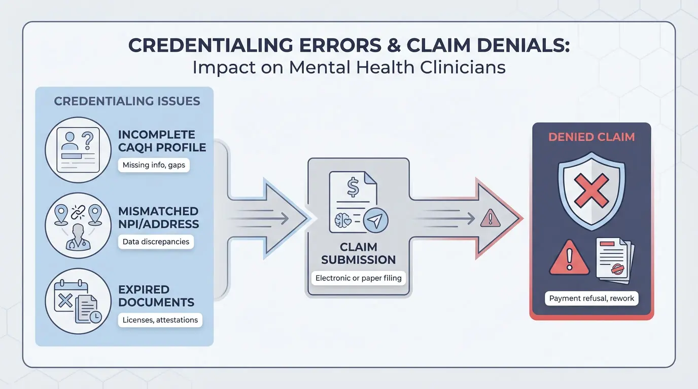 Insurance Credentialing Pitfalls That Cost Therapists Thousands | ICANotes