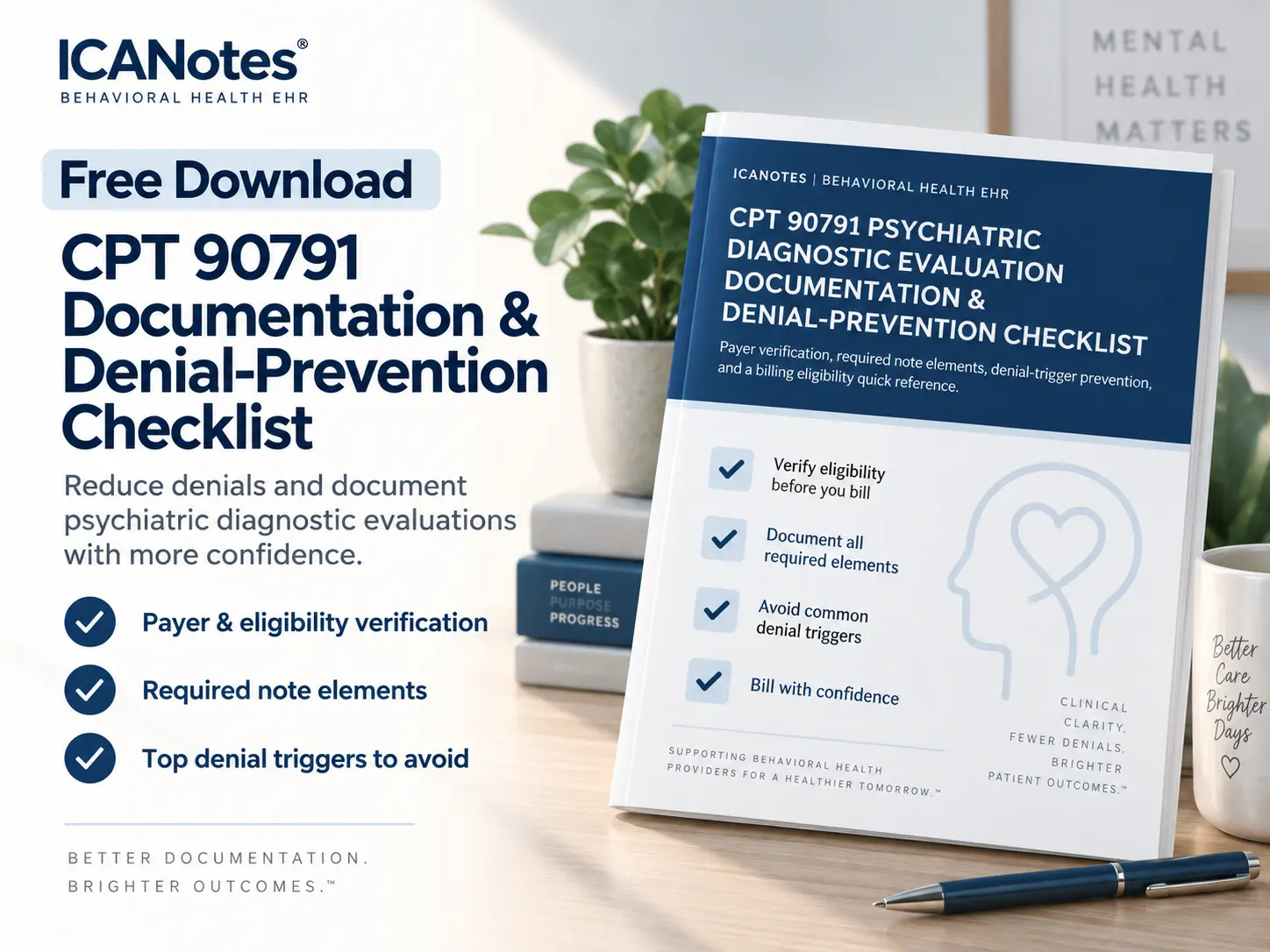 Reduce Preventable CPT 90791 Denials