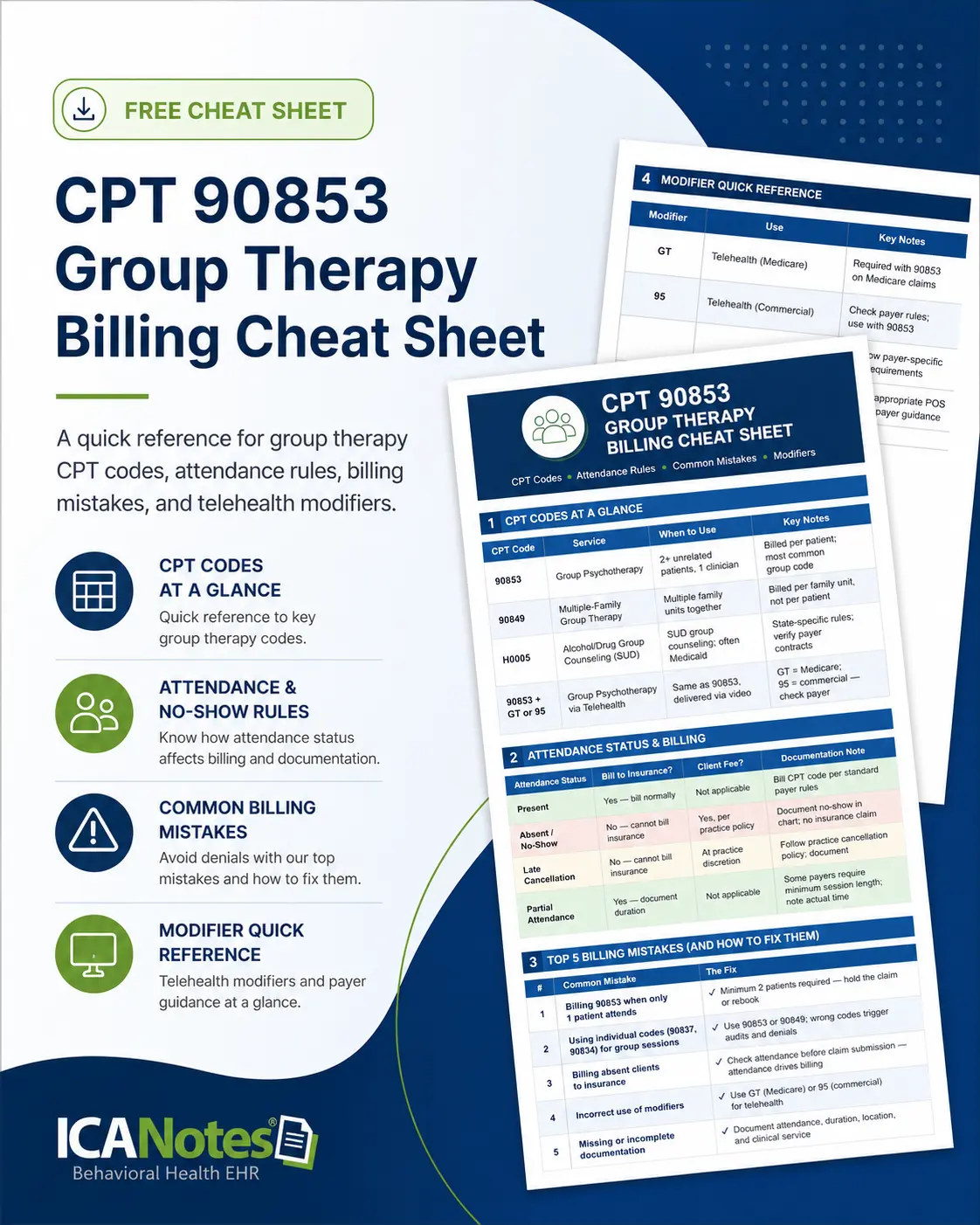 Get the Free CPT 90853 Group Therapy Billing Cheat Sheet