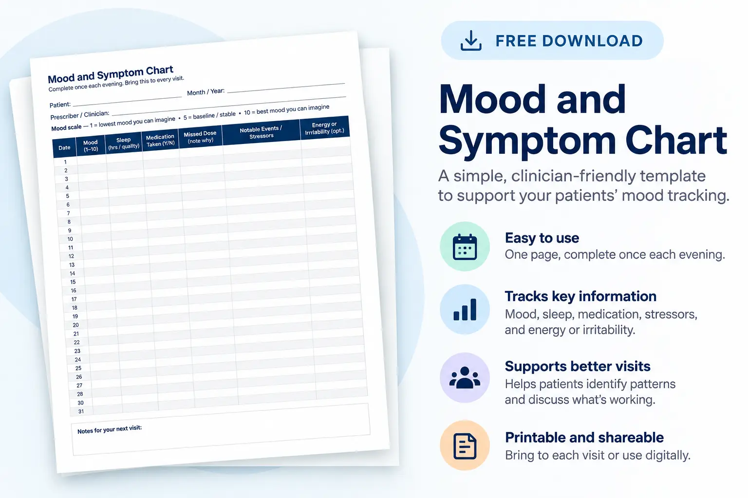 Help Patients Track the Patterns That Matter
