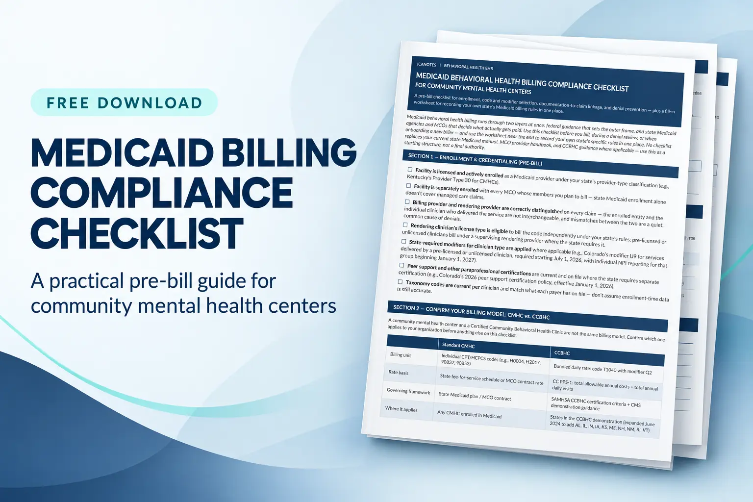 Download the Medicaid Billing Compliance Checklist